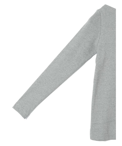 MIDIUMISOLID(ミディウミソリッド)の「MIDIUMISOLID for Ladies リブプルオーバー(Tシャツ/カットソー・レディース・キナリ/ブラック/ライトグレー・FREE)」の13枚目の写真
