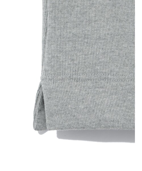 MIDIUMISOLID(ミディウミソリッド)の「MIDIUMISOLID for Ladies リブプルオーバー(Tシャツ/カットソー・レディース・キナリ/ブラック/ライトグレー・FREE)」の14枚目の写真