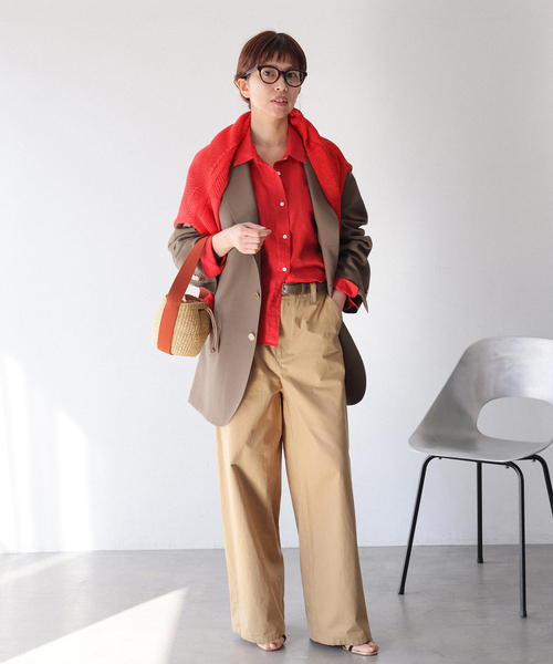 COUTURE D'ADAM/クチュールドアダム BIG JK Single Blazer Dese 26SS