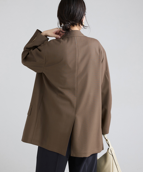 IENA(イエナ)の「COUTURE D'ADAM/クチュールドアダム BIG JK Single Blazer Dese 26SS-009(テーラードジャケット・レディース・キャメル・FREE)」の19枚目の写真