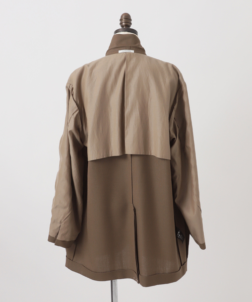 IENA(イエナ)の「COUTURE D'ADAM/クチュールドアダム BIG JK Single Blazer Dese 26SS-009(テーラードジャケット・レディース・キャメル・FREE)」の12枚目の写真