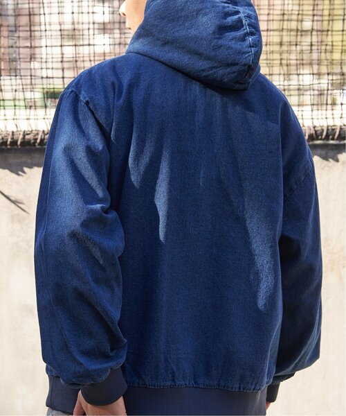 VENCEEXCHANGE（ヴァンスエクスチェンジ）の「デニム・キャンバスフルジップパーカー（パーカー・メンズ・その他1/ロイヤルブルー/ベージュ/ブラック/ライトブルー・L/LL/M）」の16枚目の写真