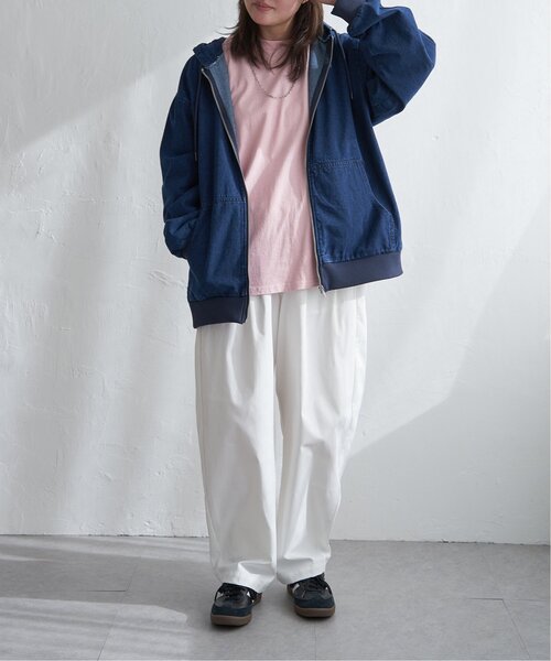 VENCEEXCHANGE（ヴァンスエクスチェンジ）の「デニム・キャンバスフルジップパーカー（パーカー・メンズ・その他1/ロイヤルブルー/ベージュ/ブラック/ライトブルー・L/LL/M）」の20枚目の写真