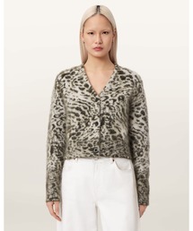 ALLSAINTS | WICK AMUR JACQUARD CARDIGAN | WICK AMUR ジャカード カーディガン(カーディガン/ボレロ)