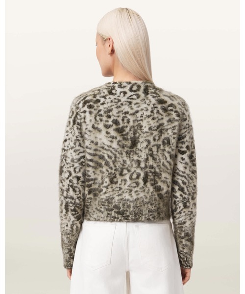 ALLSAINTS（オールセインツ）の「WICK AMUR JACQUARD CARDIGAN | WICK AMUR ジャカード カーディガン（カーディガン/ボレロ・レディース・ホワイト系その他・XS/S/M/L）」の7枚目の写真