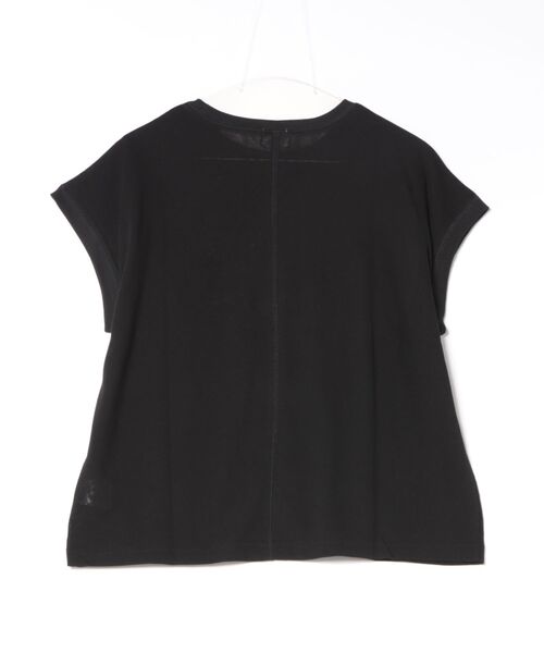 チチカカ(チチカカ)の「Orale! シアー天竺ロゴフレンチTシャツ(Tシャツ/カットソー・レディース・ブラック/ピンク/ホワイト・FREE)」の19枚目の写真