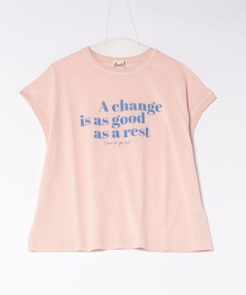 チチカカ(チチカカ)の「Orale! シアー天竺ロゴフレンチTシャツ(Tシャツ/カットソー・レディース・ブラック/ピンク/ホワイト・FREE)」の21枚目の写真