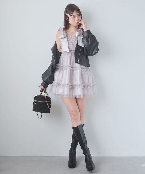 Ladyショートライダース（ライダースジャケット）｜MAJESTIC LEGON