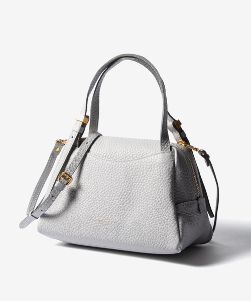 GIANNI CHIARINI(ジャンニ キアリーニ)の「GIANNI CHIARINI DEA HANDBAG ジャンニ キアリーニ デア 2WAY ハンドバッグ(ハンドバッグ・レディース・ブラック/ホワイト系1/ネイビー・FREE)」の2枚目の写真