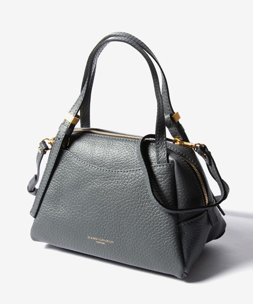 GIANNI CHIARINI(ジャンニ キアリーニ)の「GIANNI CHIARINI DEA HANDBAG ジャンニ キアリーニ デア 2WAY ハンドバッグ(ハンドバッグ・レディース・ブラック/ホワイト系1/ネイビー・FREE)」の3枚目の写真