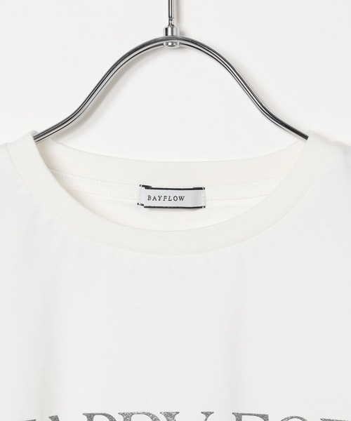 BAYFLOW（ベイフロー）の「[一枚でオシャレに決まる♪]チュールスリーブT(KIDS)（Tシャツ/カットソー・キッズ・ブラウン/ホワイト/チャコール・110cm/150cm/140cm/130cm/120cm）」の19枚目の写真