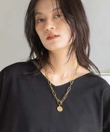 Elura | マンテルチェーンコインネックレス/591816(ネックレス)
