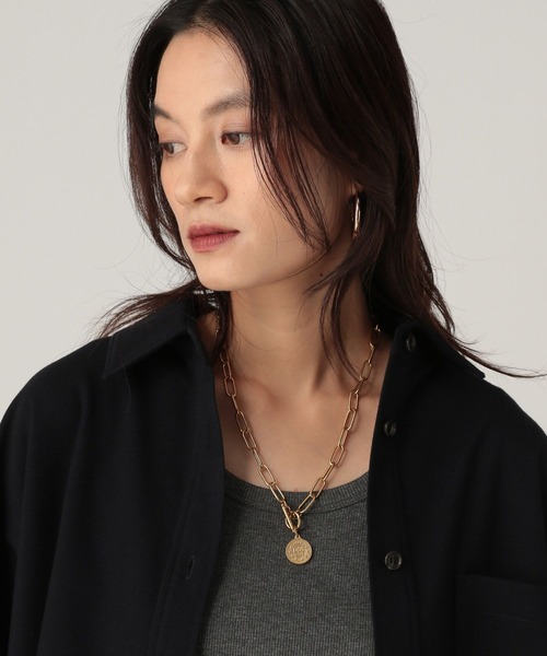 Elura（エルーラ）の「マンテルチェーンコインネックレス/591816（ネックレス・レディース・ゴールド・FREE）」の9枚目の写真