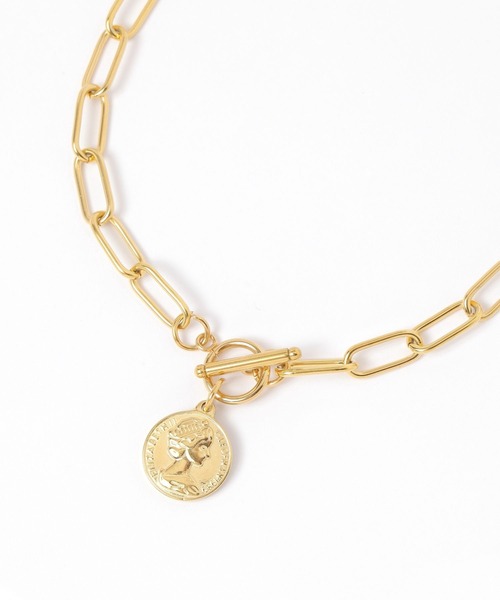 Elura（エルーラ）の「マンテルチェーンコインネックレス/591816（ネックレス・レディース・ゴールド・FREE）」の10枚目の写真