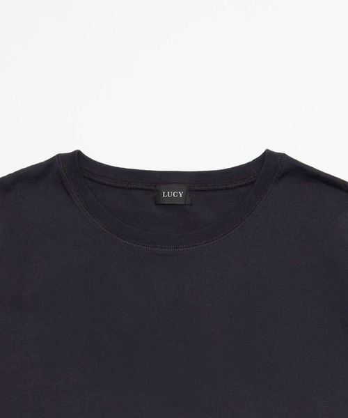 LUCY(ルーシー)の「LUCY/【26年春新作】フレアスリーブT(LS)(Tシャツ/カットソー・メンズ・チャコール/ホワイト・MEDIUM/LARGE)」の9枚目の写真