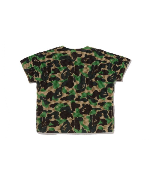 A BATHING APE(アベイシングエイプ)の「ABC CAMO CROCHET KNIT RELAXED FIT SWEATER(ニット/セーター・キッズ・グリーン・130/110/100/140/120)」の2枚目の写真