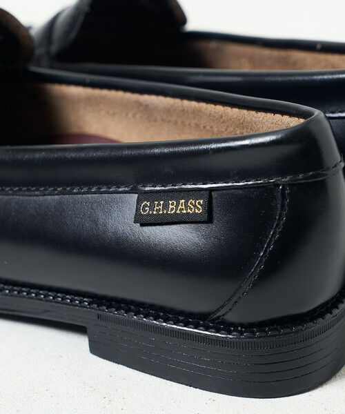 FREAK'S STORE(フリークスストア)の「G.H.BASS × FREAK'S STORE/ジーエイチバス 別注 周年LOGAN/ローガン/コインローファー(ローファー・レディース・ワイン/ブラック・6/7/7h/6h)」の14枚目の写真