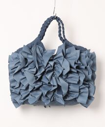 H.A.K（ハク）の「ナイロンフリルバッグ（トートバッグ）」