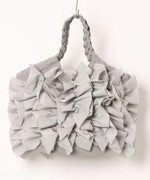 H.A.K（ハク）の「ナイロンフリルバッグ（トートバッグ）」