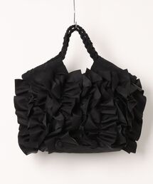 H.A.K（ハク）の「ナイロンフリルバッグ（トートバッグ）」