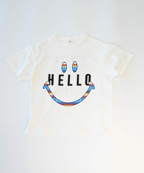 nicohrat（ニコフラート）の「nicohrat/ニコフラート ハロー Tシャツ（Tシャツ/カットソー・キッズ・ライトグリーン/パープル/オフホワイト・100cm/110cm/120cm/130cm/140cm/90cm）」の20枚目の写真