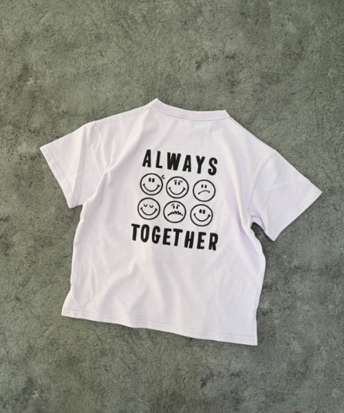 nicohrat（ニコフラート）の「nicohrat/ニコフラート ハロー Tシャツ（Tシャツ/カットソー・キッズ・ライトグリーン/パープル/オフホワイト・100cm/110cm/120cm/130cm/140cm/90cm）」の17枚目の写真