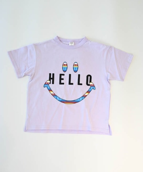 nicohrat（ニコフラート）の「nicohrat/ニコフラート ハロー Tシャツ（Tシャツ/カットソー・キッズ・ライトグリーン/パープル/オフホワイト・100cm/110cm/120cm/130cm/140cm/90cm）」の14枚目の写真