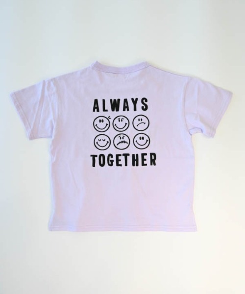 nicohrat（ニコフラート）の「nicohrat/ニコフラート ハロー Tシャツ（Tシャツ/カットソー・キッズ・ライトグリーン/パープル/オフホワイト・100cm/110cm/120cm/130cm/140cm/90cm）」の15枚目の写真