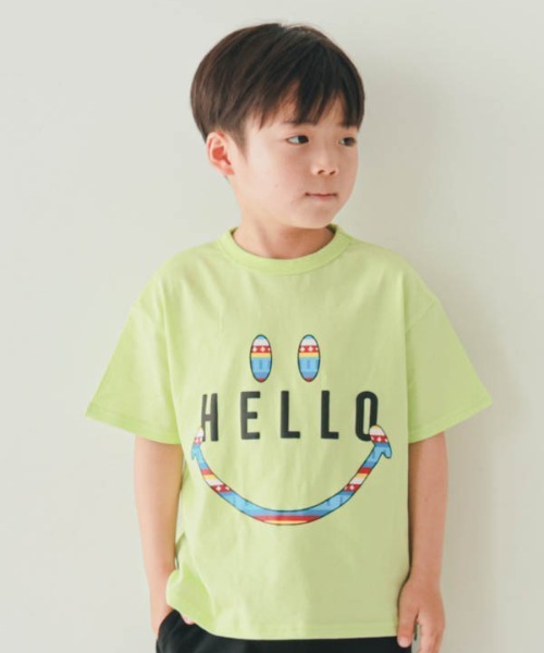 nicohrat（ニコフラート）の「nicohrat/ニコフラート ハロー Tシャツ（Tシャツ/カットソー・キッズ・ライトグリーン/パープル/オフホワイト・100cm/110cm/120cm/130cm/140cm/90cm）」の11枚目の写真