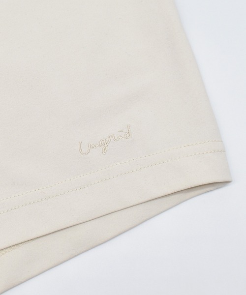 Ungrid(アングリッド)の「Ungrid/アングリッド 半袖 Tシャツ ショルダースリット 水陸両用 561301 UT(Tシャツ/カットソー・レディース・ブラック/ブルー/ホワイト・M)」の12枚目の写真