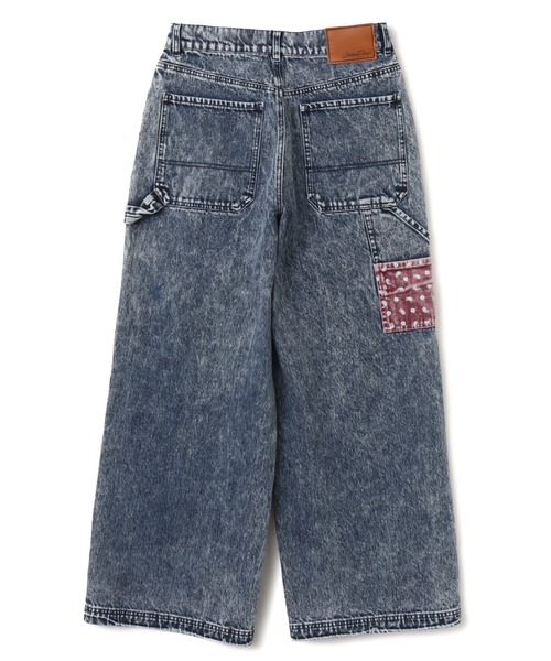 atmos pink（アトモスピンク）の「atmos pink Panelled Bandana Denim Pants / アトモス ピンク パネェルド バンダナ デニム パンツ（デニムパンツ・レディース・ブラック/ブルー・M/S）」の18枚目の写真