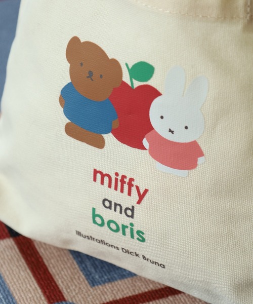 Miffy（ ミッフィー）の「miffy ミッフィー ランチトートバッグ miffy and boris（トートバッグ・レディース・キナリ・FREE）」の3枚目の写真