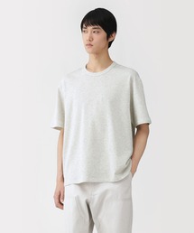 MUJI Labo〕紳士 昔ながらの製法で編み立てた天竺クルーネック半袖T