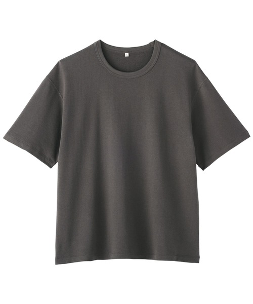MUJI Labo(ムジラボ)の「〔MUJI Labo〕紳士 昔ながらの製法で編み立てたミニ裏毛クルーネック半袖Tシャツ(Tシャツ/カットソー・メンズ・ホワイト/ライトグレー/チャコールグレー・S/M/L/XL)」の8枚目の写真