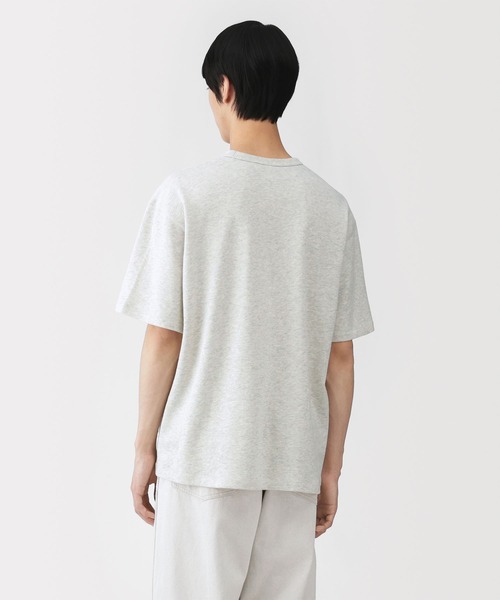 MUJI Labo(ムジラボ)の「〔MUJI Labo〕紳士 昔ながらの製法で編み立てたミニ裏毛クルーネック半袖Tシャツ(Tシャツ/カットソー・メンズ・ホワイト/ライトグレー/チャコールグレー・S/M/L/XL)」の12枚目の写真
