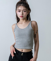 ANAP（アナップ）の「カップ付 クロップド バックオープン キャミソール（キャミソール）」