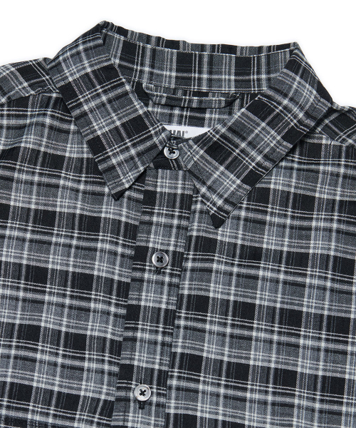 NOMANUAL(NOMANUAL)の「PAINTED PLAID SHIRT - BLACK(シャツ/ブラウス・レディース・その他・LARGE/SMALL/MEDIUM)」の3枚目の写真