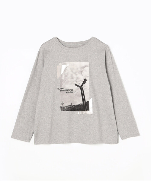 COMME CA(コムサ)の「〔 Sサイズ 〕 スーピマバイオシルスムース プリントTシャツ(Tシャツ/カットソー・レディース・ホワイト・5号)」の16枚目の写真