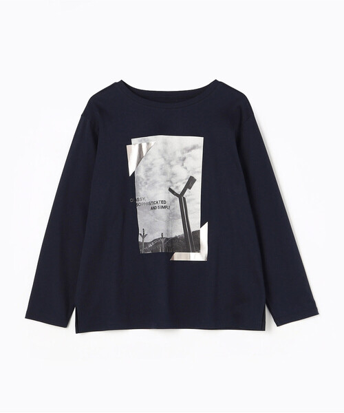 COMME CA(コムサ)の「〔 Sサイズ 〕 スーピマバイオシルスムース プリントTシャツ(Tシャツ/カットソー・レディース・ホワイト・5号)」の17枚目の写真