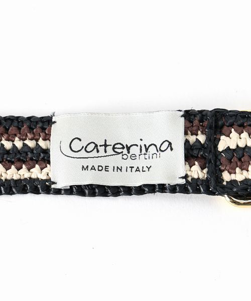 VERMEIL par iena(ヴェルメイユパーイエナ)の「Caternina Bertini カテリーナ ベルティーニ Belts Stripe 5672(ベルト・レディース・A・FREE)」の5枚目の写真
