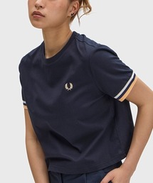 FRED PERRY/フレッドペリー] 別注 ツインティップライン ワンポイント