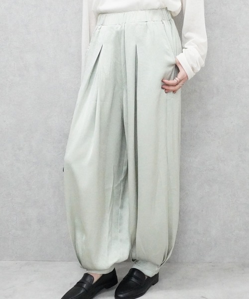 SELECT LEVERY(セレクトリベリー)の「サテンパンツ(その他パンツ・レディース・ミント/ライトベージュ/ブラック・MEDIUM)」の15枚目の写真