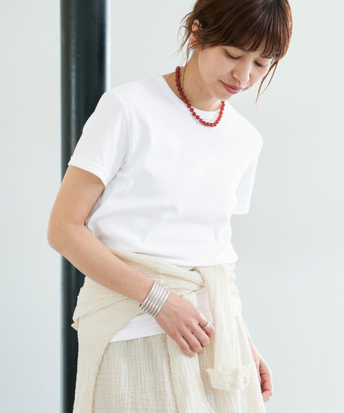 追加2》ATON/エイトン 別注 SUVIN FRAISE ショートスリーブ Tシャツ（T