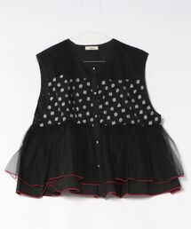 unica（ユニカ）の「alphabetオーガンジーベスト  laides（ベスト）」