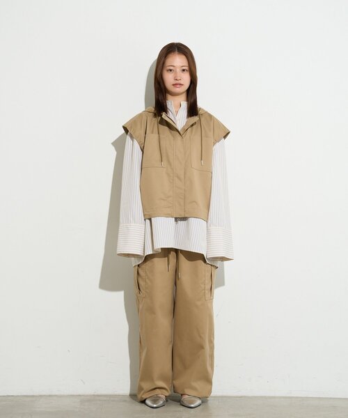 BIRTHDAY BAR（バースデイバー）の「【B-DAY STORE】ワイドカーゴパンツ　レディス（カーゴパンツ・レディース・ベージュ/ネイビー・0）」の14枚目の写真