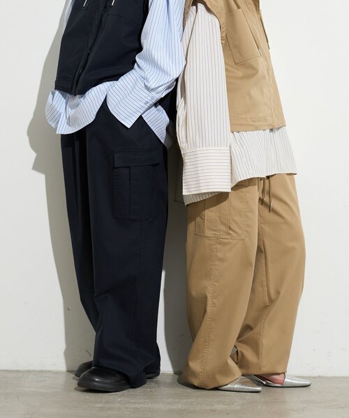 BIRTHDAY BAR（バースデイバー）の「【B-DAY STORE】ワイドカーゴパンツ　レディス（カーゴパンツ・レディース・ベージュ/ネイビー・0）」の17枚目の写真