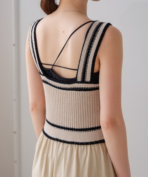 Bab(バブ)の「【S・Mサイズ展開】ニットドッキングティアードワンピース(ワンピース・レディース・ベージュ/ブラック/ライトグリーン・SMALL/MEDIUM)」の17枚目の写真