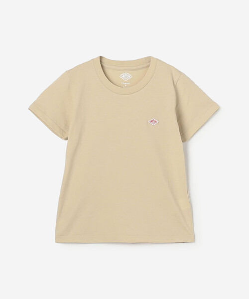 DANTON（ダントン）の「DANTON | キッズ クルーネックTシャツ SOLID（Tシャツ/カットソー・キッズ・ピンク/ホワイト/ライトグリーン/ベージュ系その他・115/105/135/125）」の5枚目の写真
