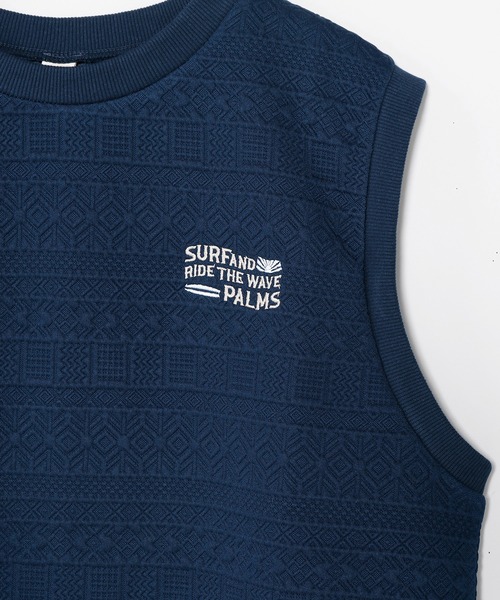 Kahiko(カヒコ)の「【Kahiko】SURF&Palms ジェイノースリーブトップス(タンクトップ・レディース・ネイビー/ベージュ/グレー/ホワイト/グリーン・FREE)」の10枚目の写真