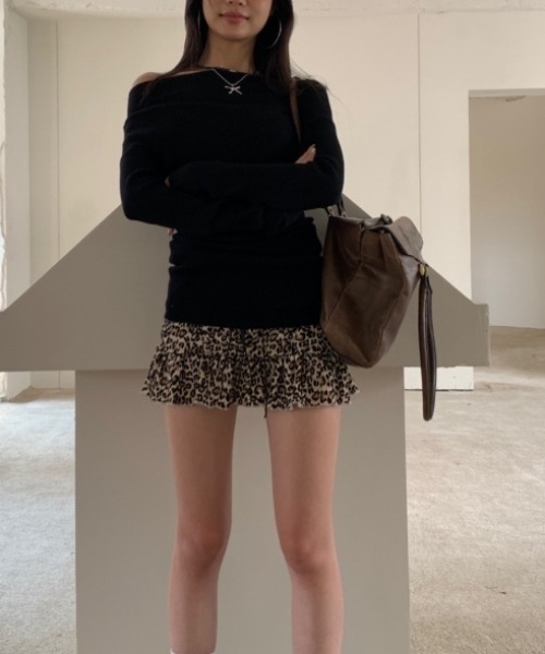 Vipoa（ヴィポア）の「leopard mini skirt（スカート・レディース・ブラウン・FREE）」の10枚目の写真